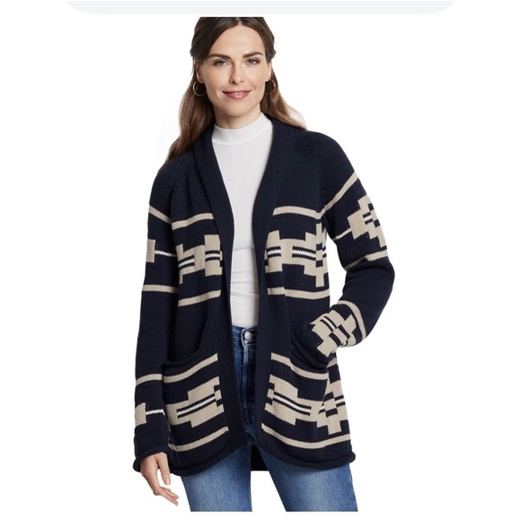 Pendleton Rockpoint Cardigan Sweater | made in Peru | Woman's Size:Medium - Picture 3 of 7